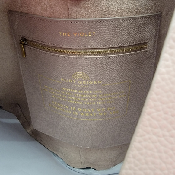 Kurt Geiger Soft Taupe Hobo Bag - Picture 5 of 13